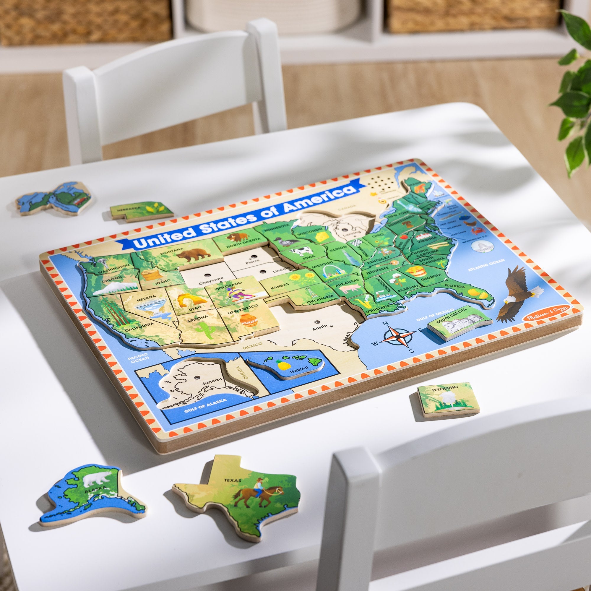 U.S.A. Sound Puzzle - 40 Pieces