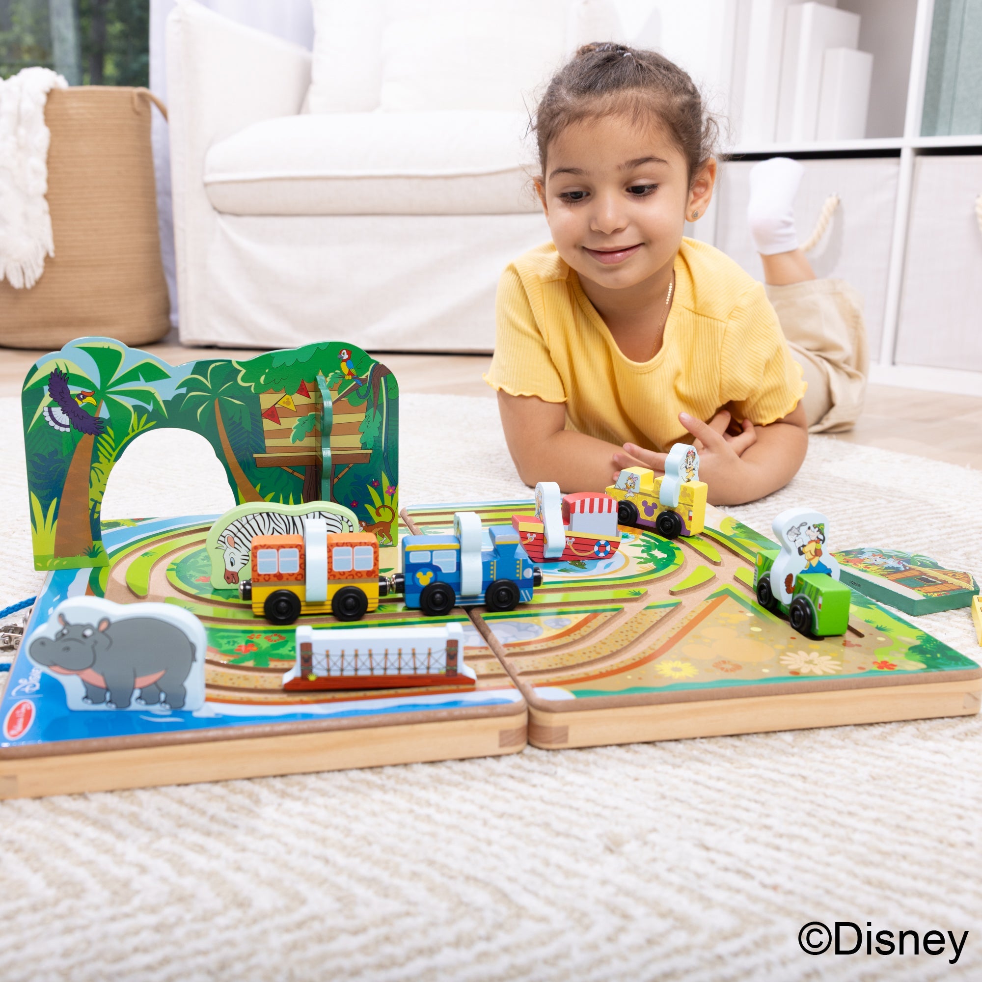 Disney Take-Along Safari Wooden Play Set