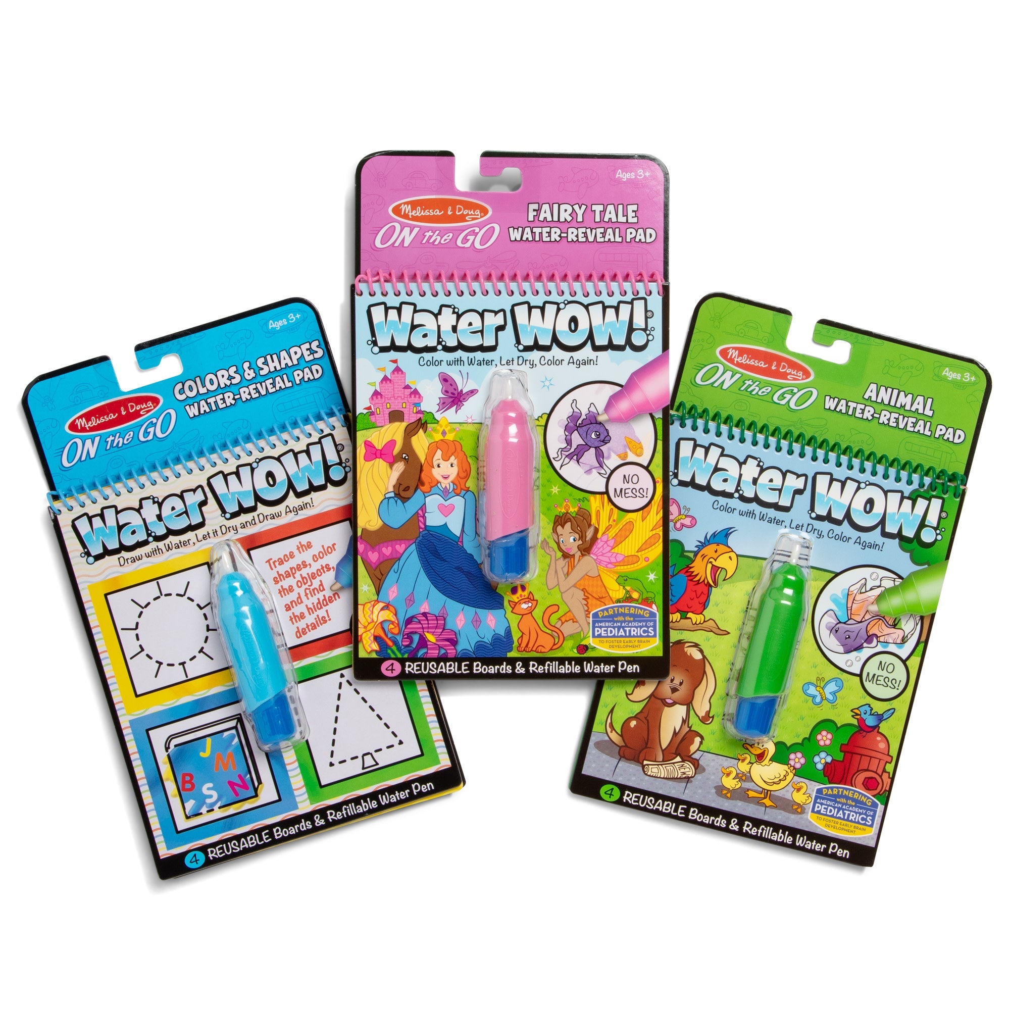 Water Wow!™ 3-Pack: Colors & Shapes, Fairy Tales, Animals