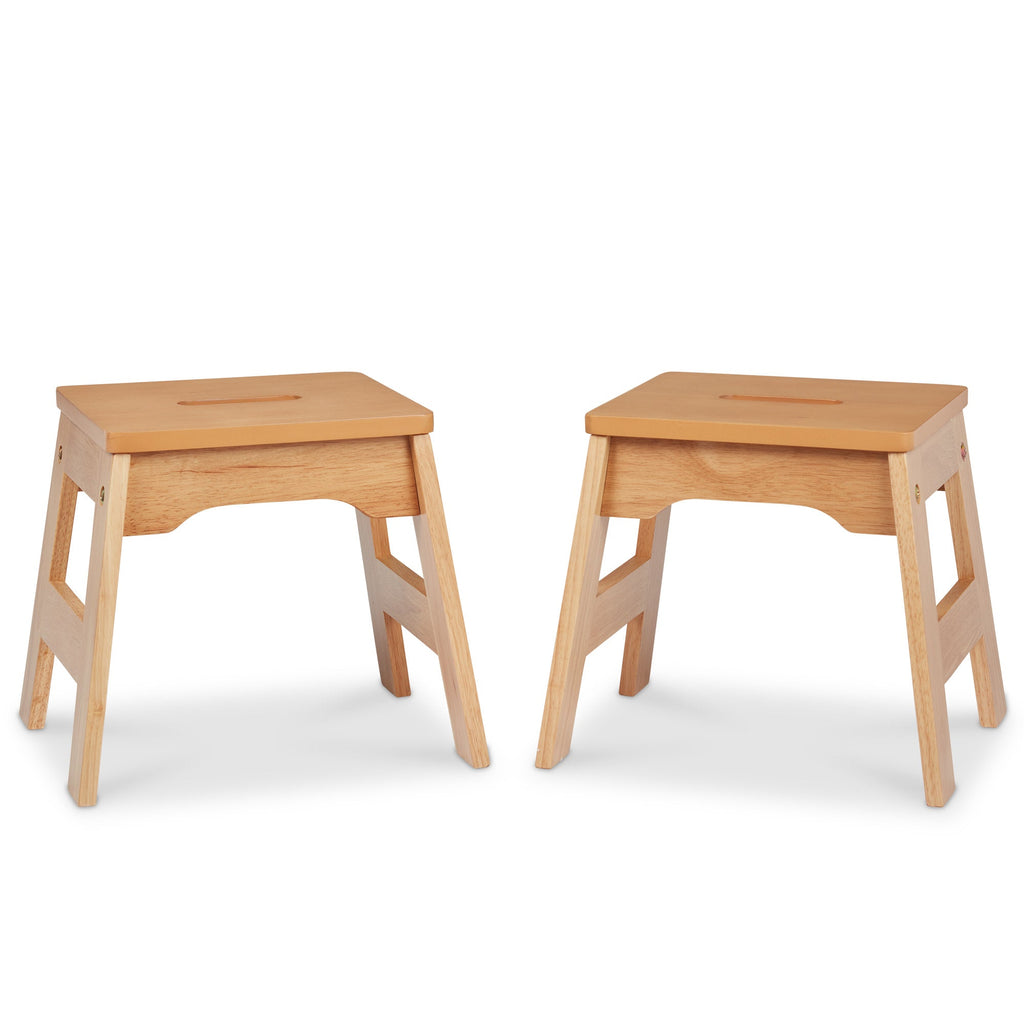 Wooden Stools  – Set of 2