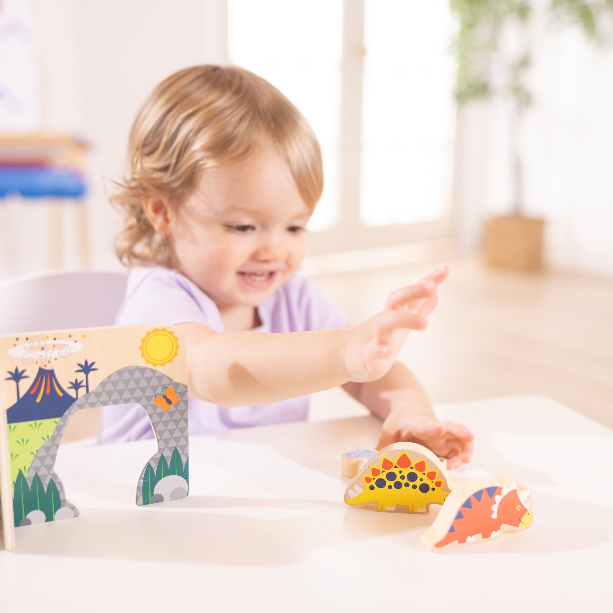 Wooden Dinosaurs Play Set