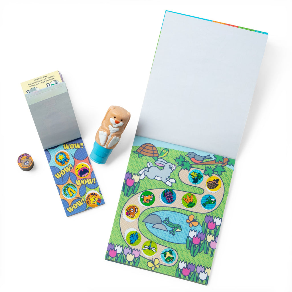 Sticker WOW!™Bunny Bundle: Activity Pad & Sticker Stamper + Mini Activity Pad and 200 Refill Stickers