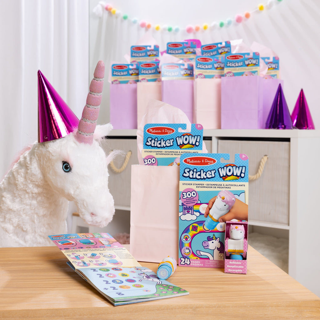 Sticker WOW!™ Activity Pad & Sticker Stamper 12-PACK - Unicorn