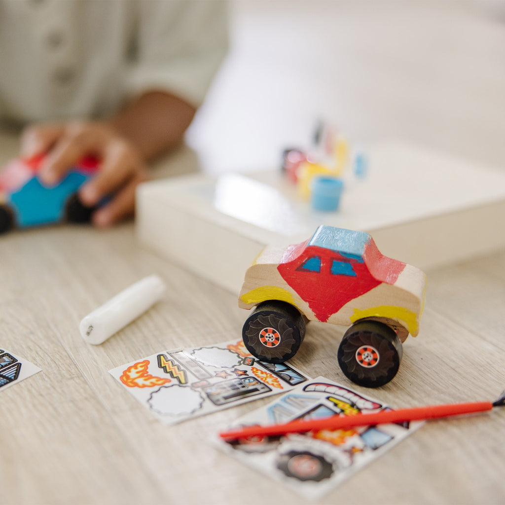 Created By Me!™ Vehicles Craft Kit 2-Pack: Race Car & Monster Truck