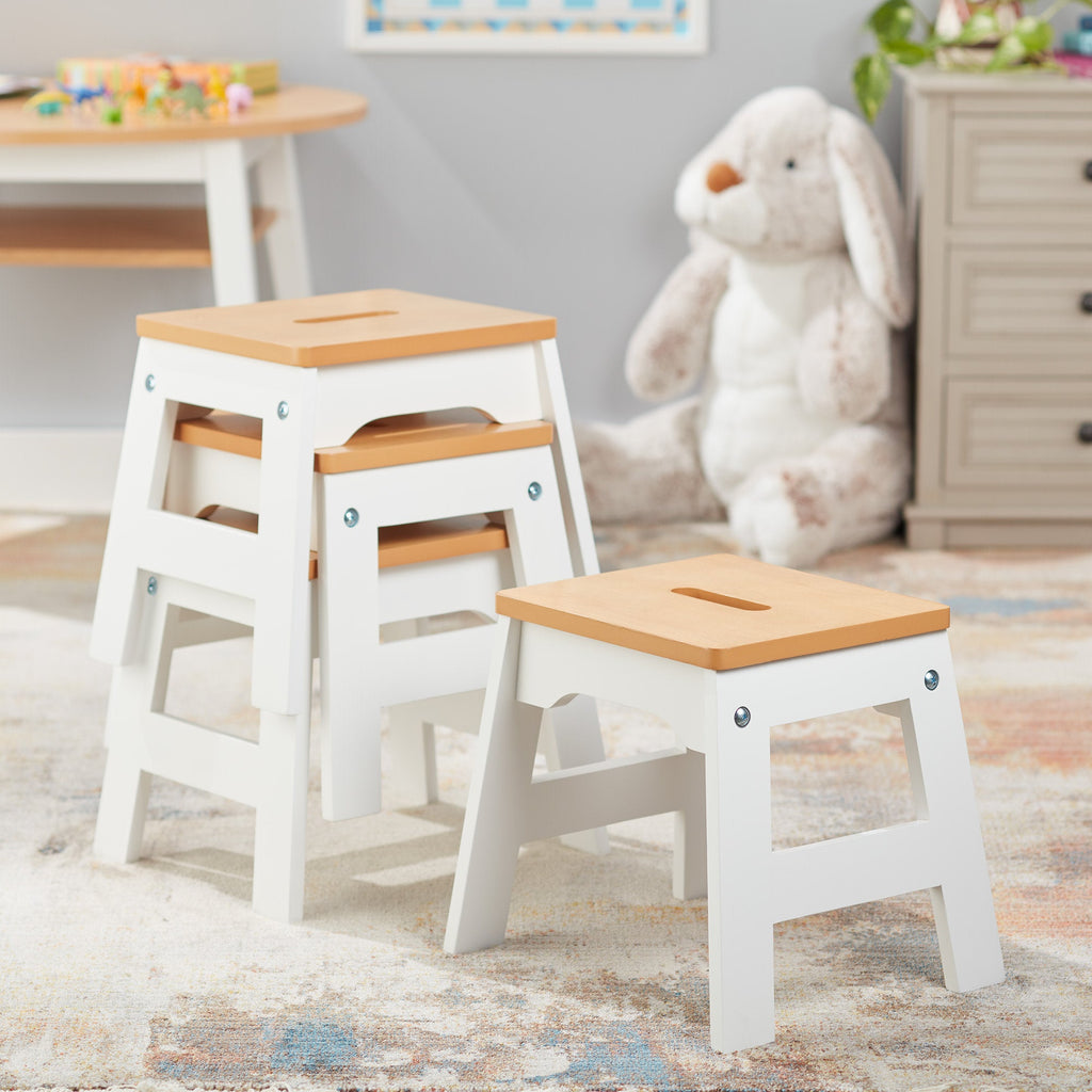 Wooden Stools  – Set of 4