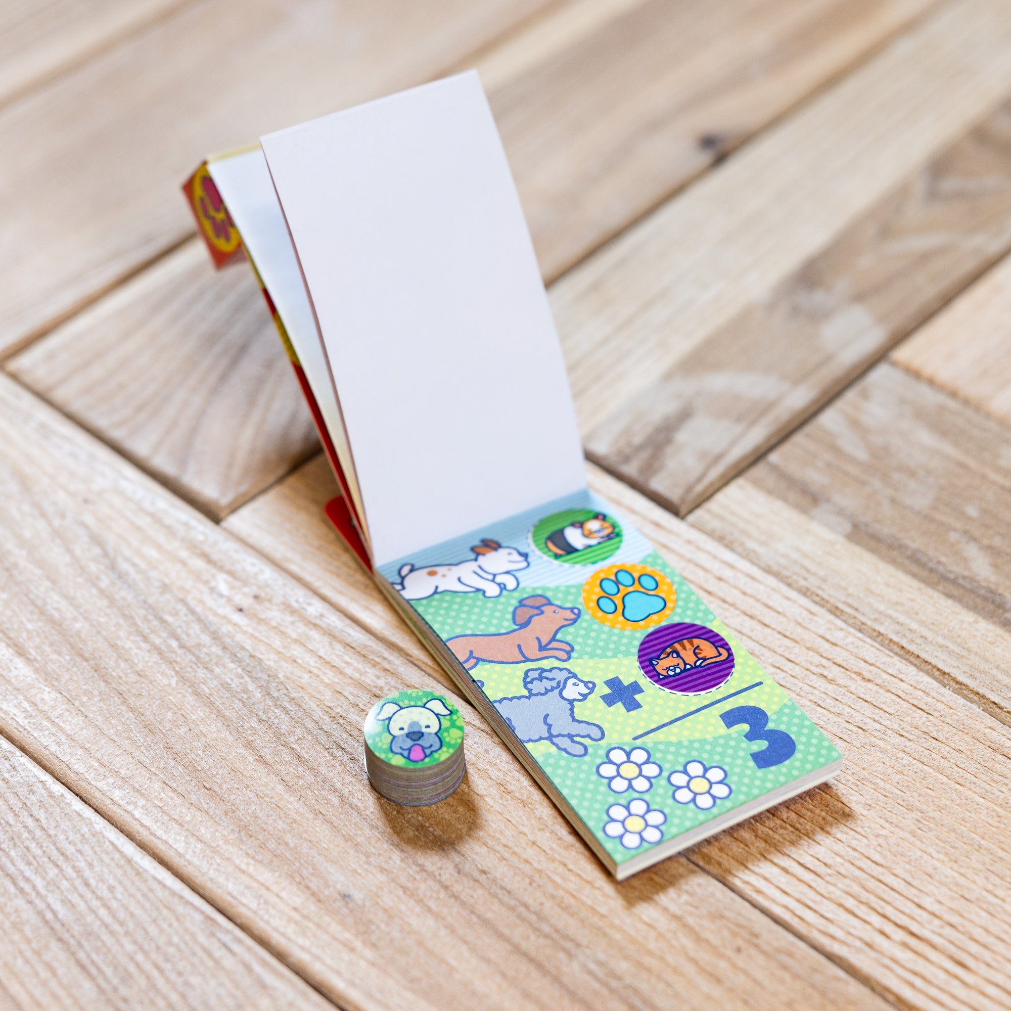 Sticker WOW!® Mini Activity Pad & Refill Stickers - Pets (200+ Stickers, Stamper Not Included)