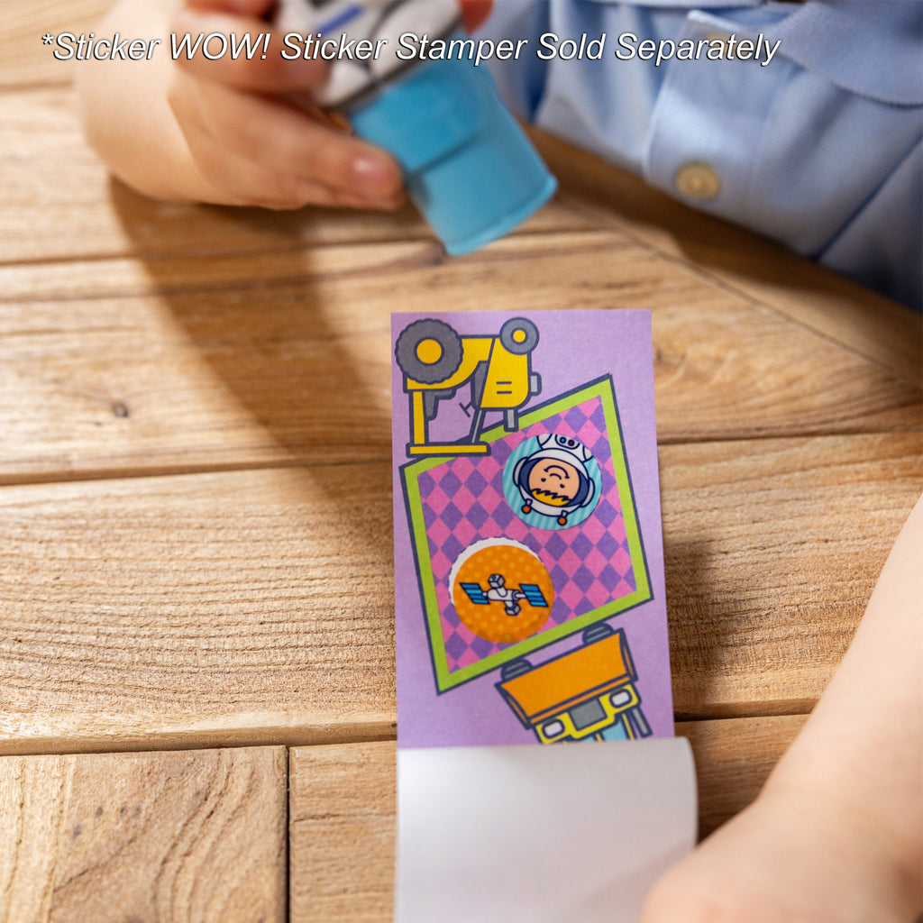 Sticker WOW!® Mini Activity Pad & Refill Stickers - Surprise Pack 1 (200+ Stickers, Stamper Not Included)