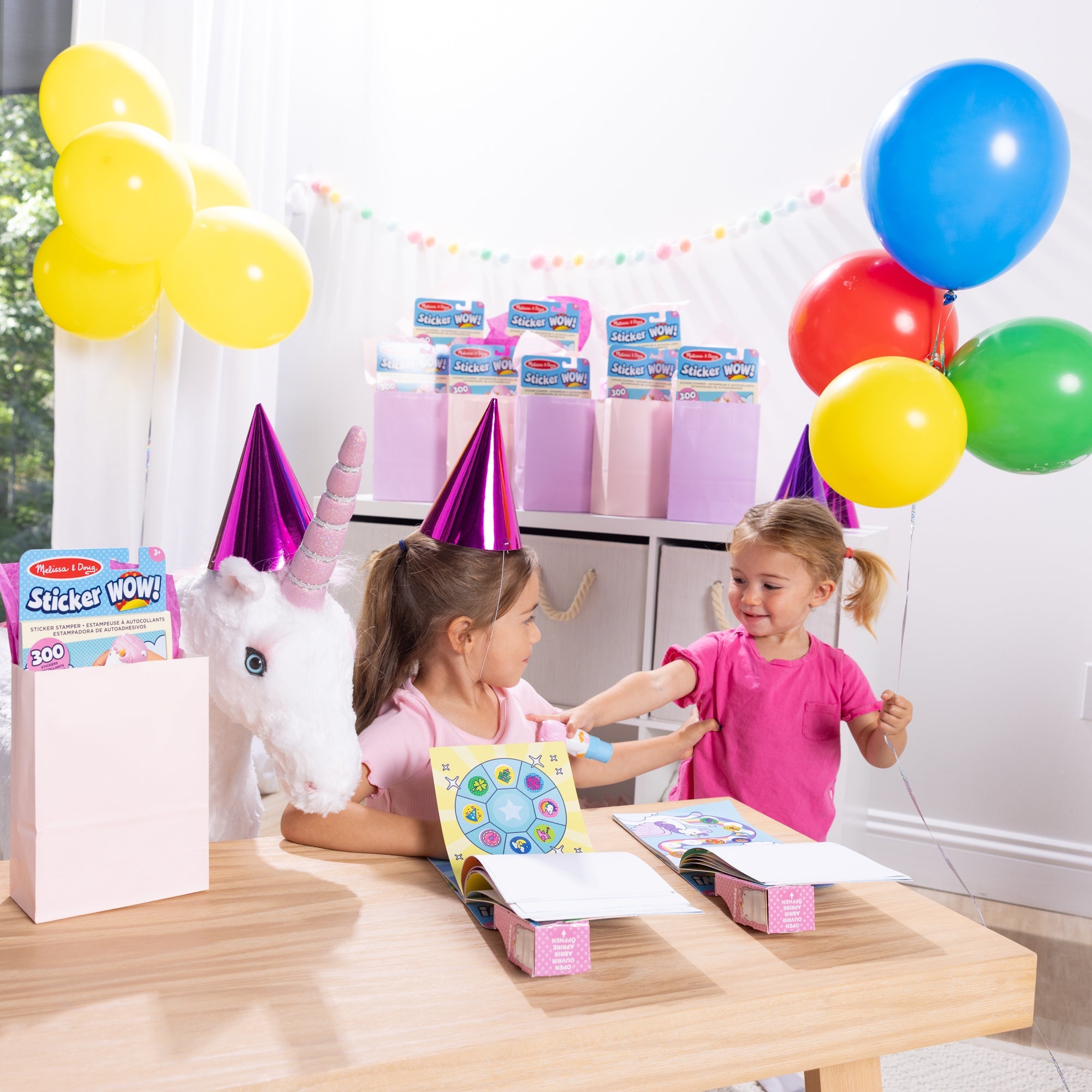Sticker WOW!™ Activity Pad & Sticker Stamper 12-PACK - Unicorn