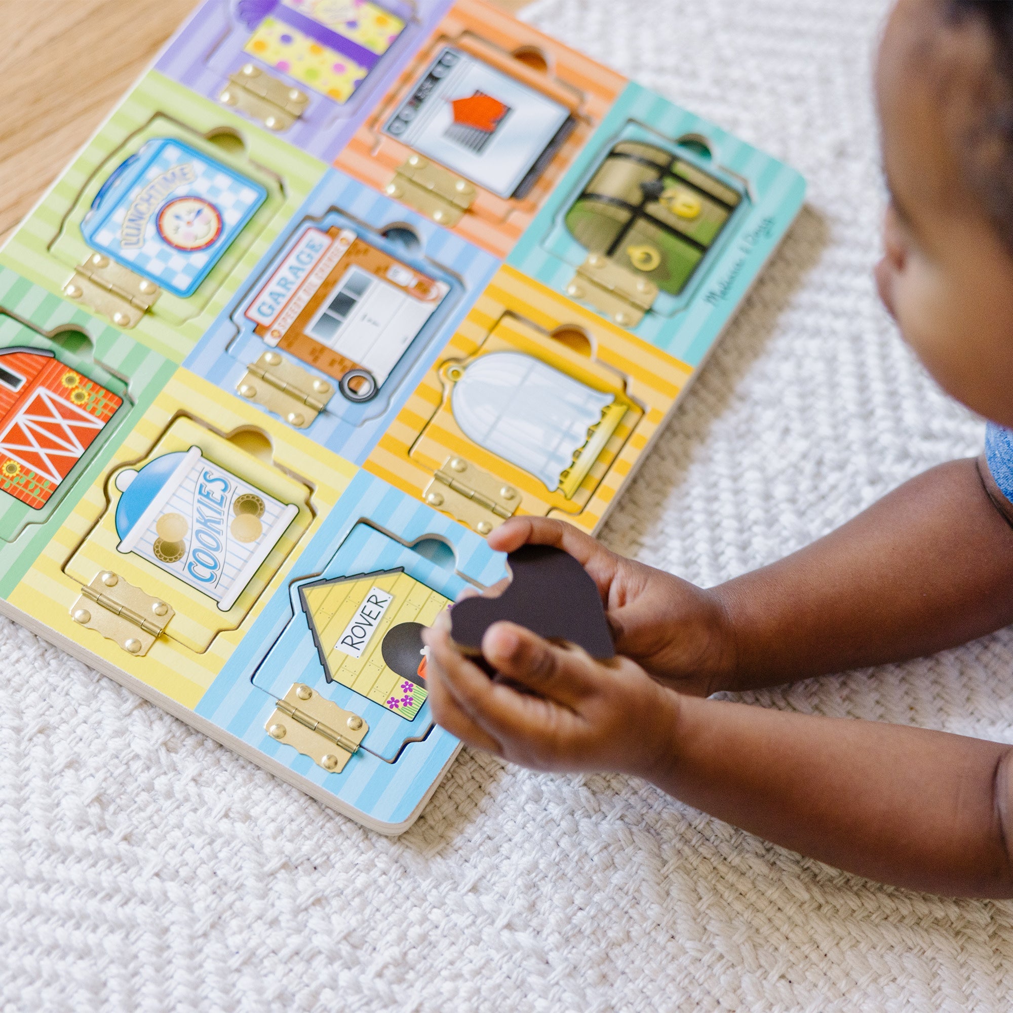 Wooden Magnetic Hide & Seek Board
