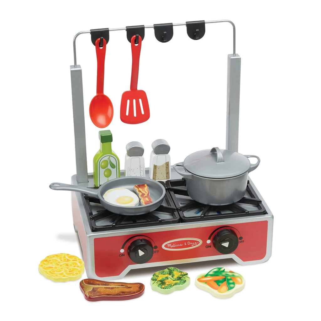 Deluxe Wooden Cooktop Set