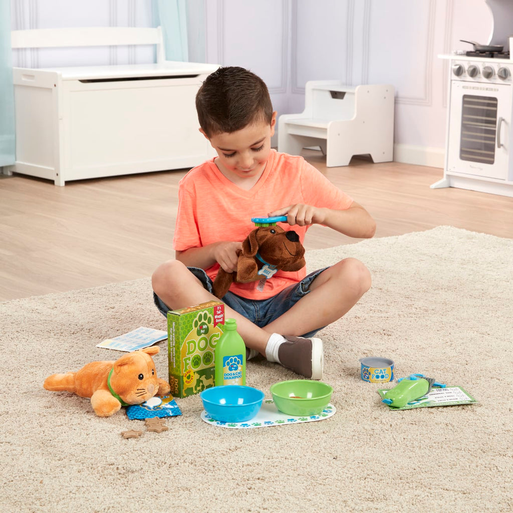Feeding & Grooming Pet Care Play Set