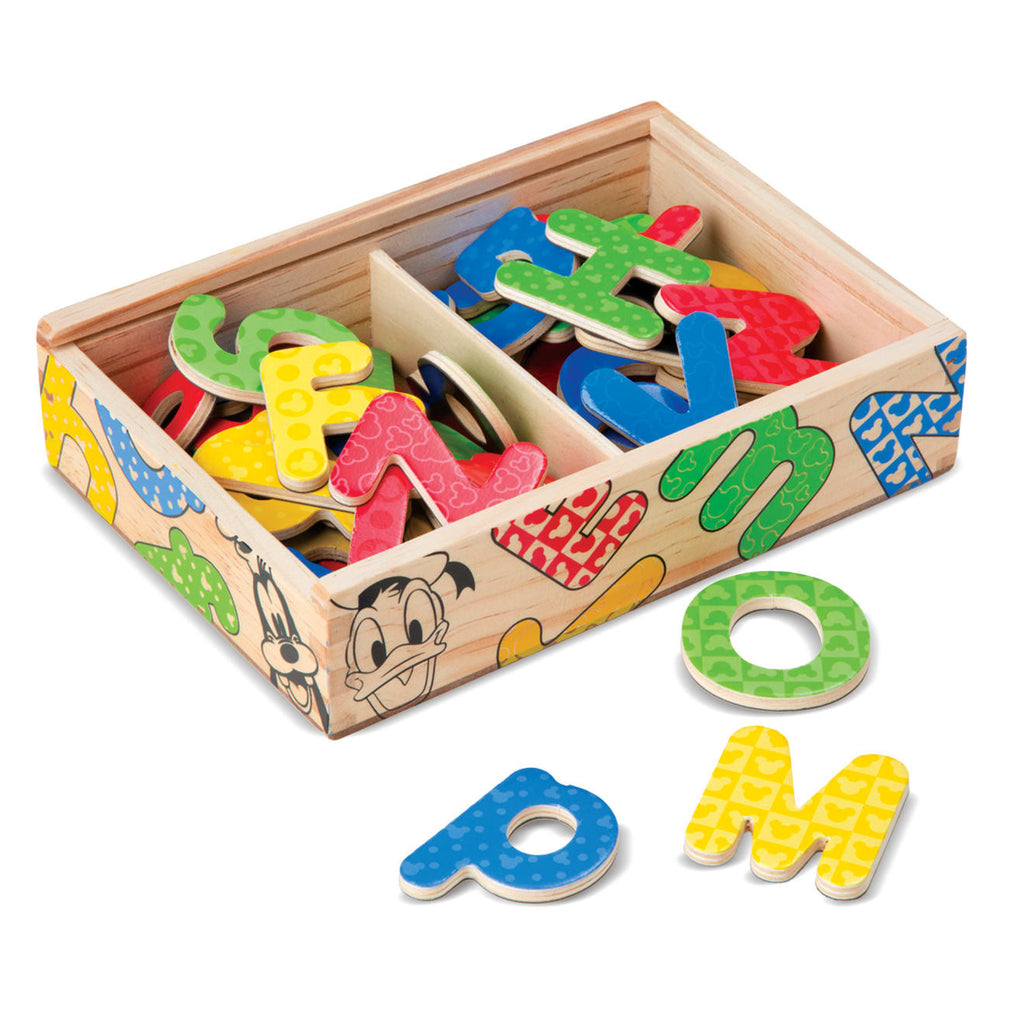 Disney Mickey & Friends Wooden Alphabet Magnets
