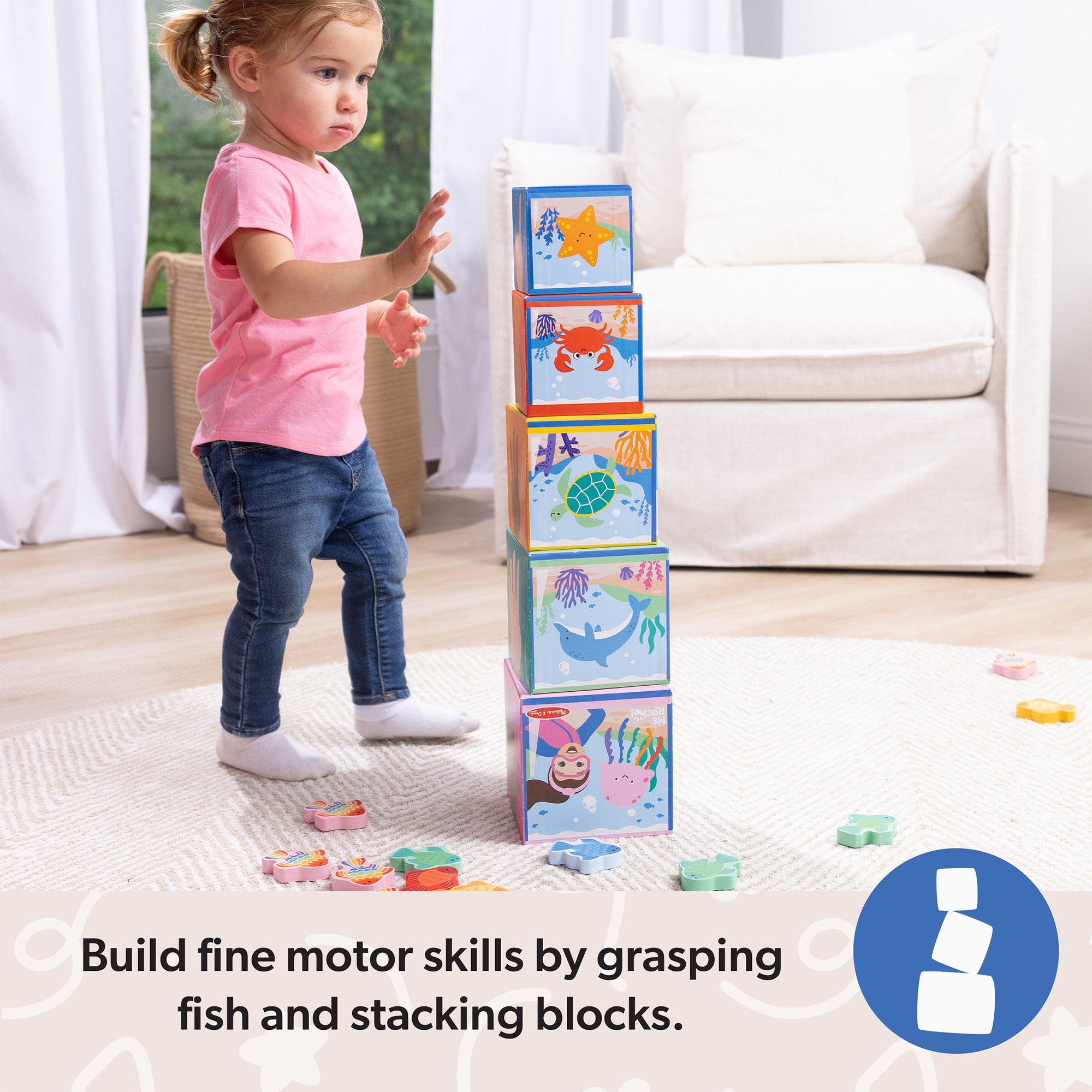 Ms. Rachel™  Sort & Count Nesting Blocks