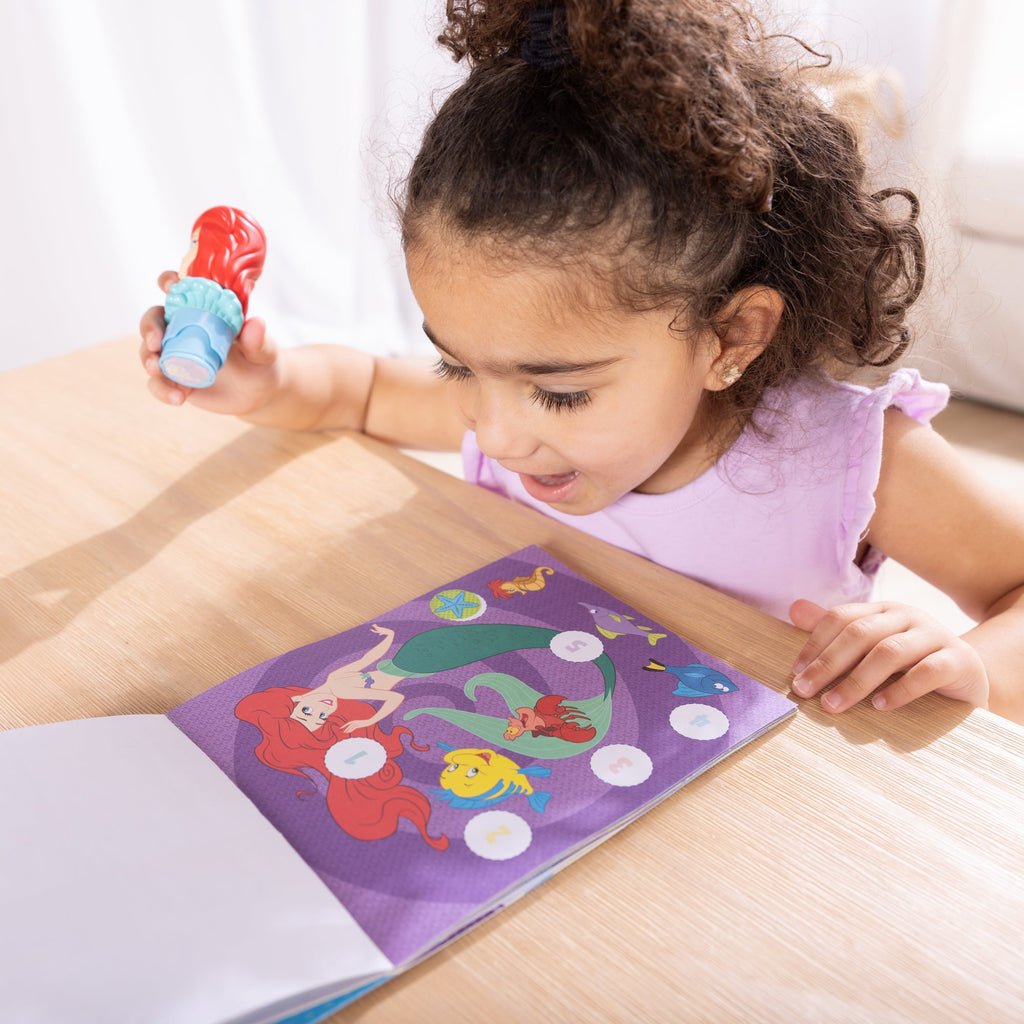 Sticker WOW!™ Disney Ariel Bundle: Activity Pad & Sticker Stamper + Mini Activity Pad and 200 Refill Stickers