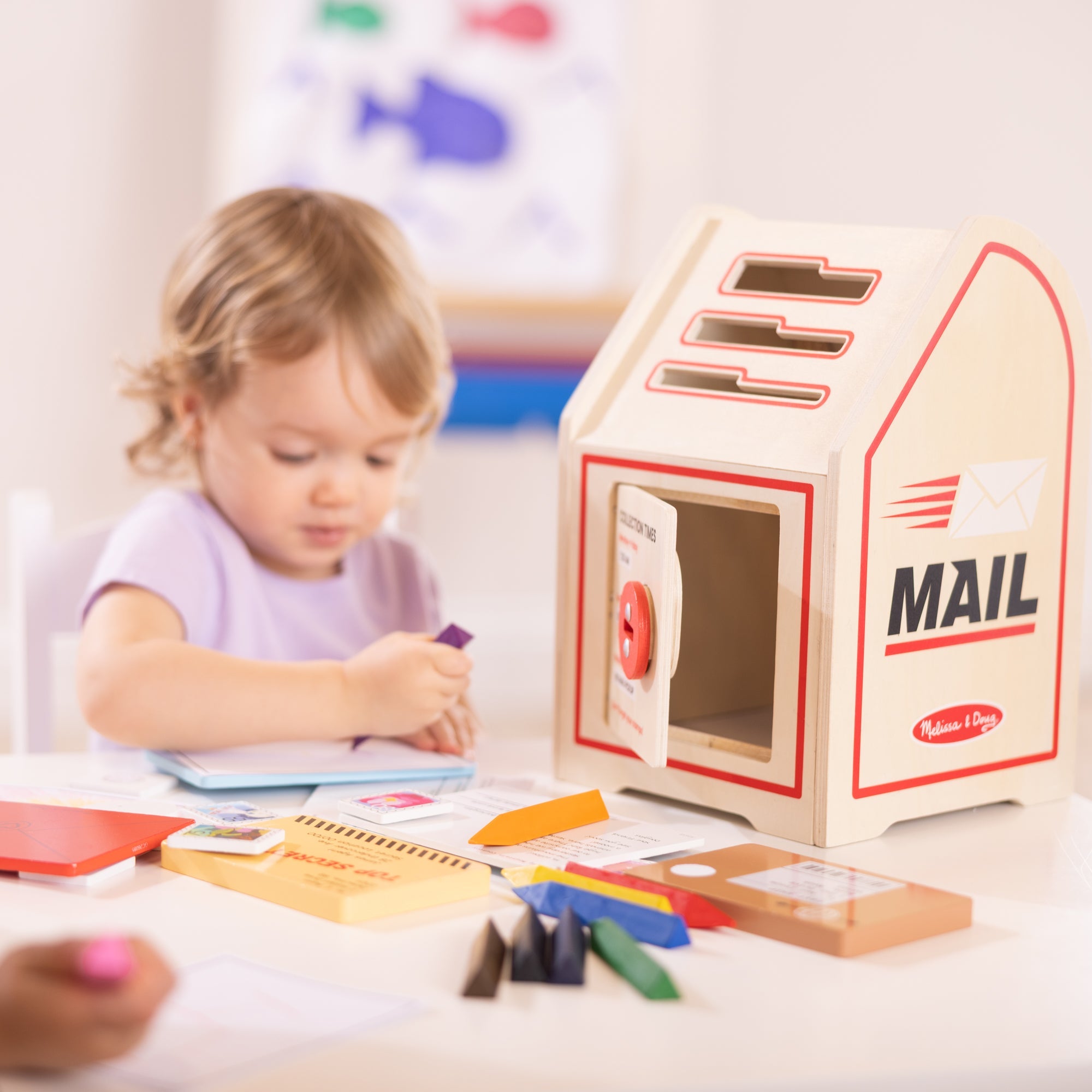 Stamp and Sort Mailbox Play Set