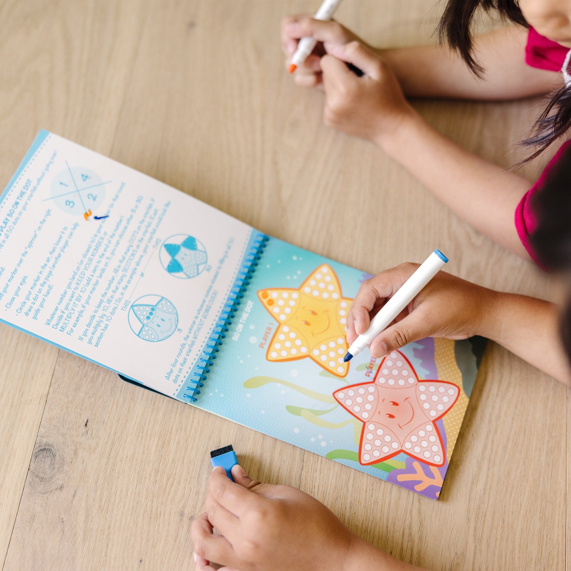 Game On! Wipe-Off Activity Pad - On the Go Travel Activity
