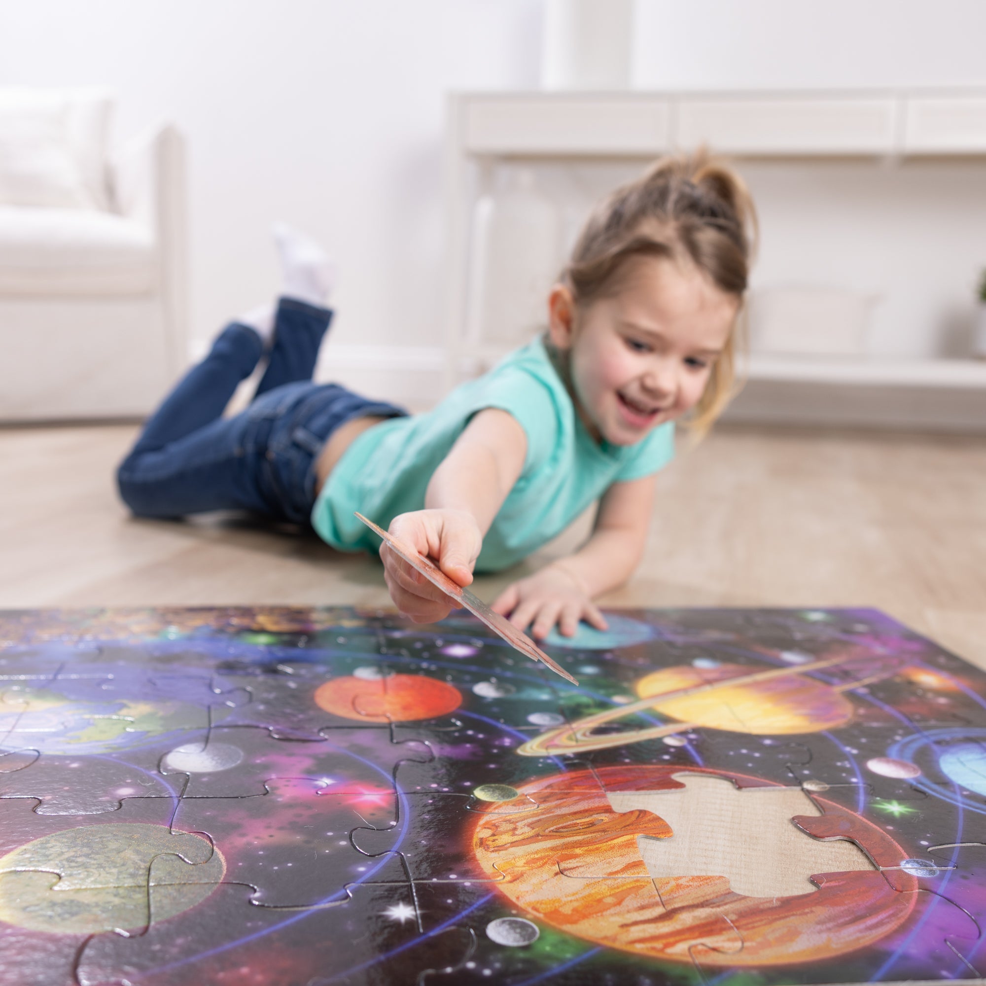 Solar System Floor Puzzle - 48 Pieces