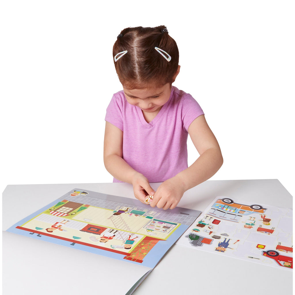 Reusable Sticker Pad - My Town